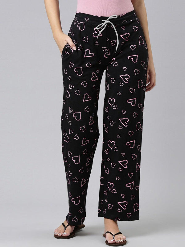 Women Pure Cotton Relaxed Fit Printed Pyjama Pants - Kryptic Fashions