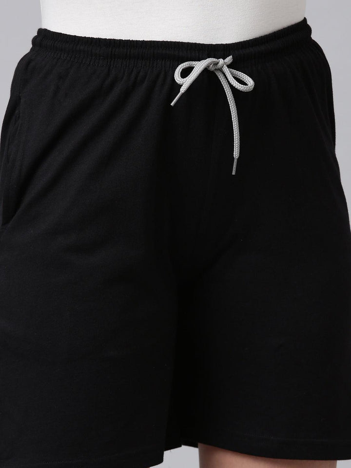 Kryptic Women Lounge Pure Cotton Shorts - Kryptic Fashions