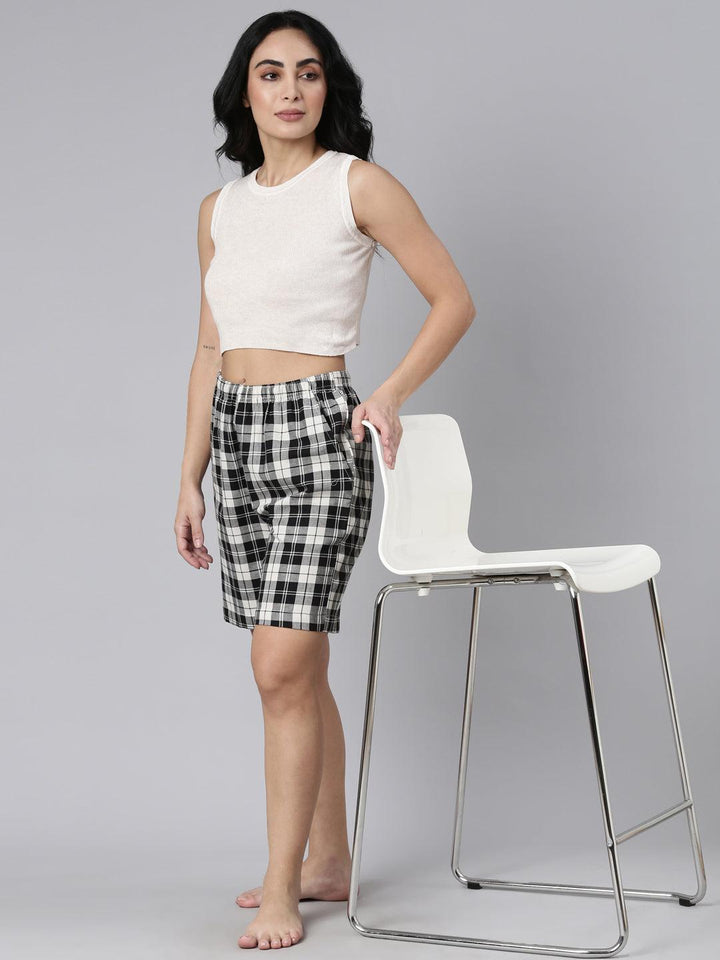 Kryptic Women Lounge Pure Cotton Shorts - Kryptic Fashions