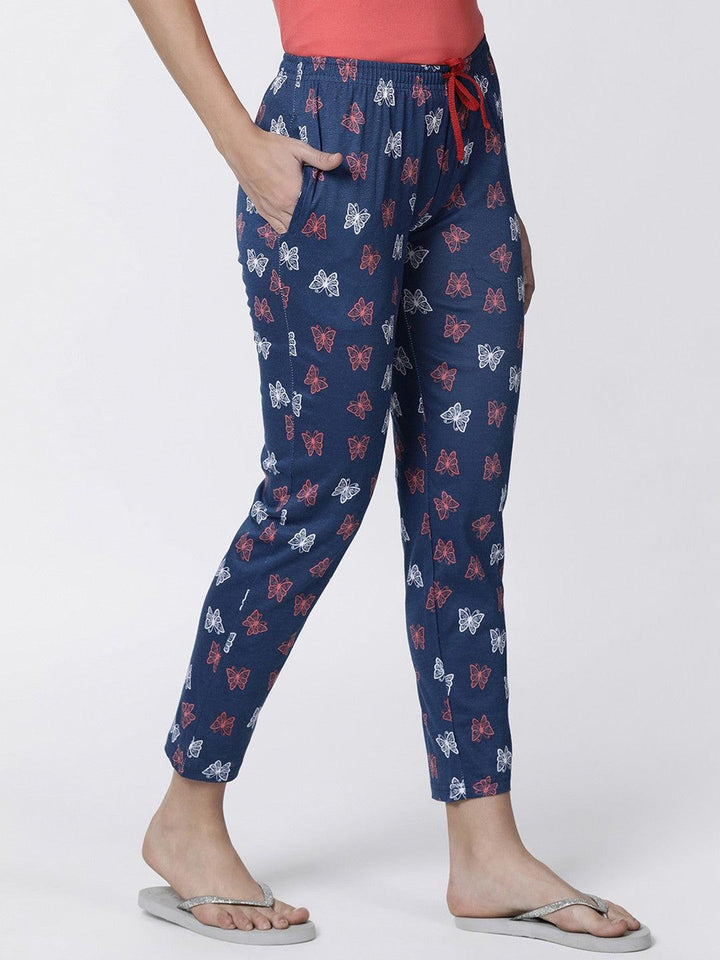 Kryptic Women Printed Lounge Pyjama Pants - Kryptic Fashions