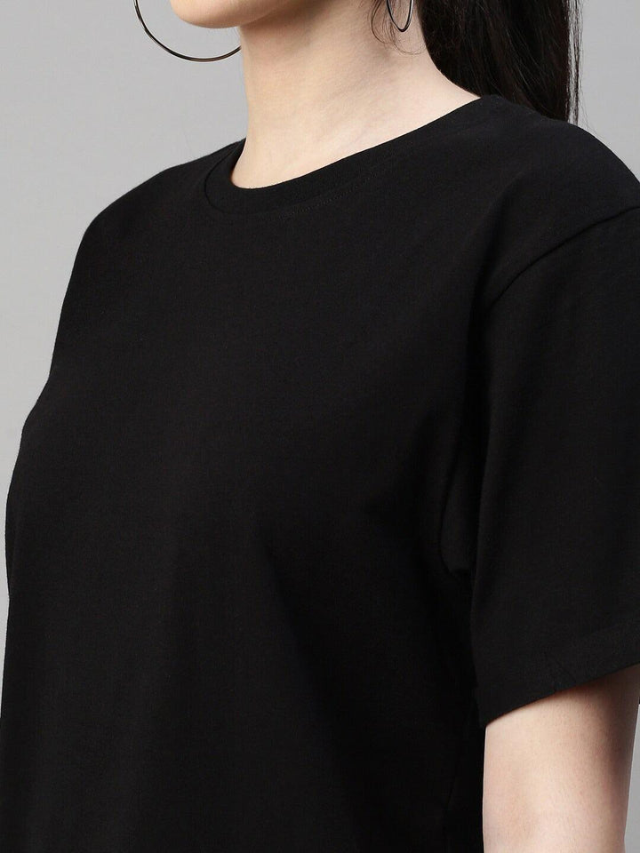 Women Longline Loose Fit Pure Cotton T-shirt - Kryptic Fashions