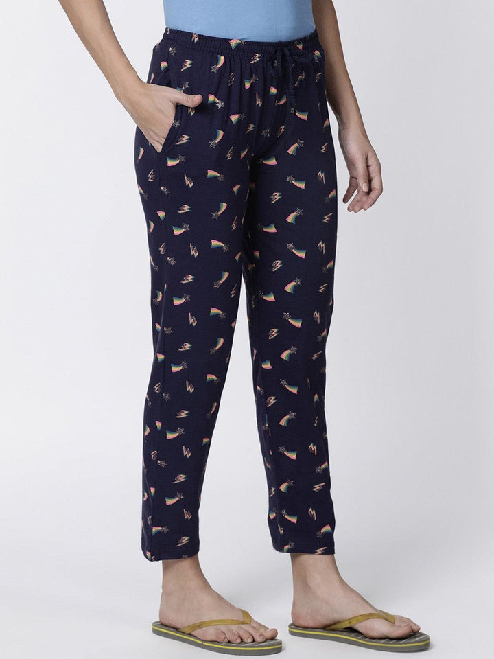 Kryptic Women Printed Lounge Pyjama Pants - Kryptic Fashions