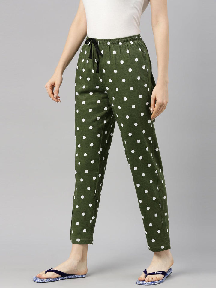 Women Pure Cotton Regular Fit Printed Pyjama Pants - Kryptic Fashions