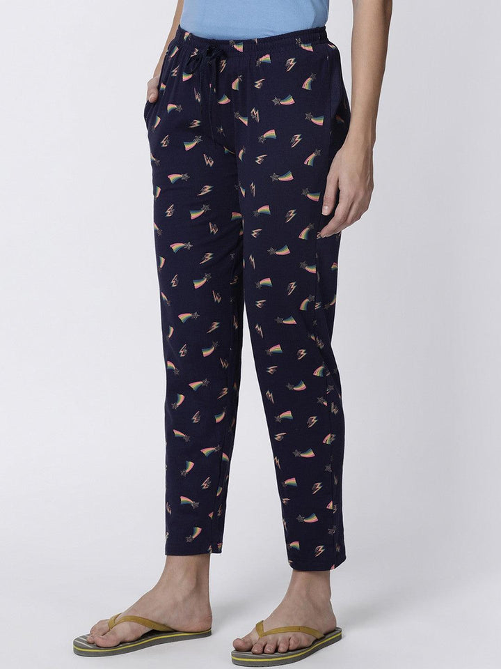 Kryptic Women Printed Lounge Pyjama Pants - Kryptic Fashions