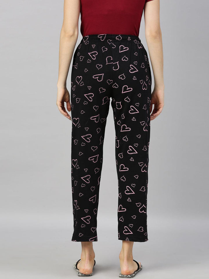 Women Pure Cotton Regular Fit Printed Pyjama Pants - Kryptic Fashions