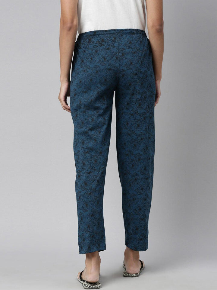 Women Pure Cotton Regular Fit Printed Pyjama Pants - Kryptic Fashions