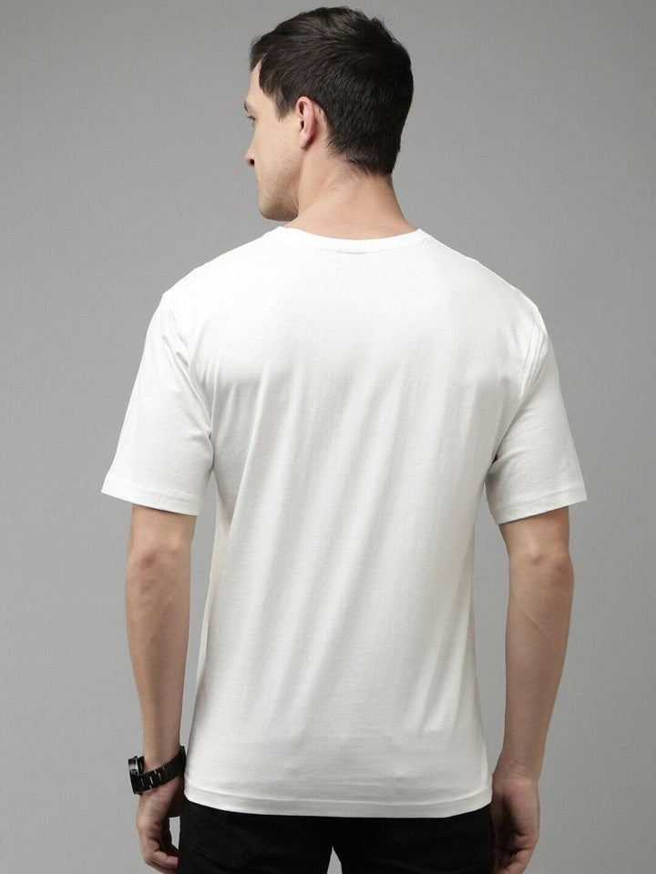 Men Pure Cotton Drop Shoulder Oversized T-Shirt - Kryptic Fashions