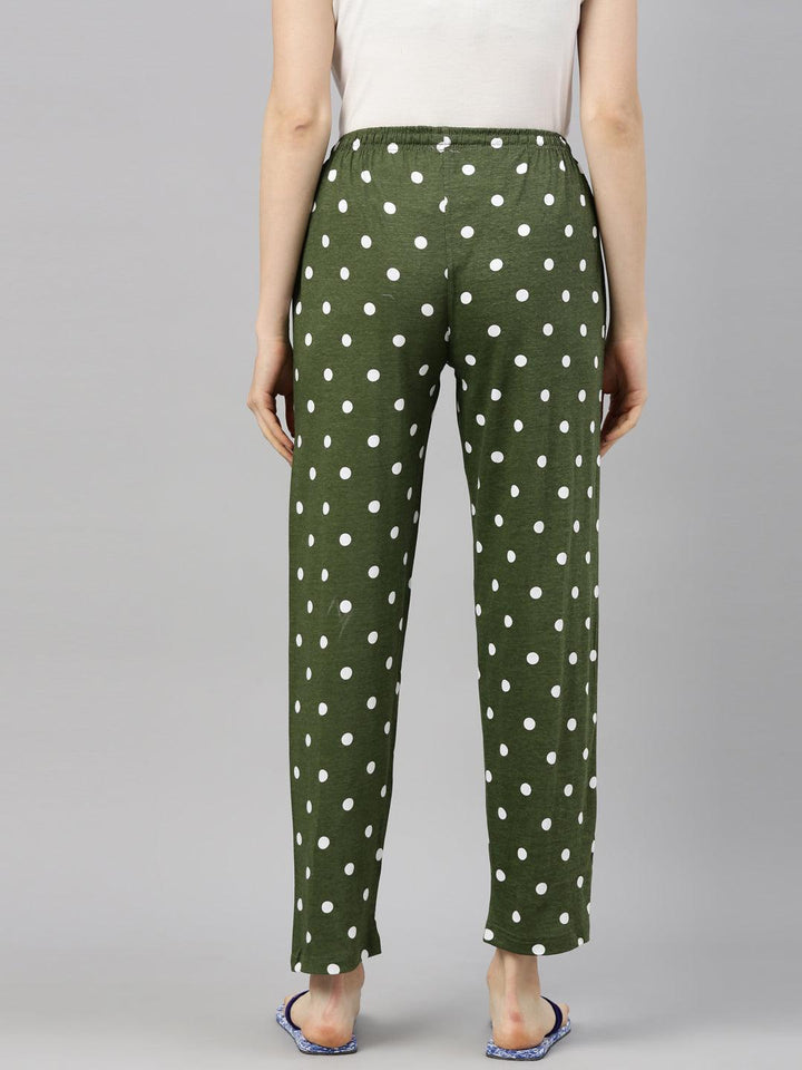 Women Pure Cotton Regular Fit Printed Pyjama Pants - Kryptic Fashions