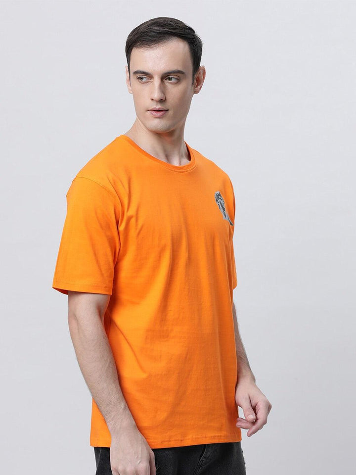 Men Printed Drop Shoulder Oversized T-shirt - Kryptic Fashions