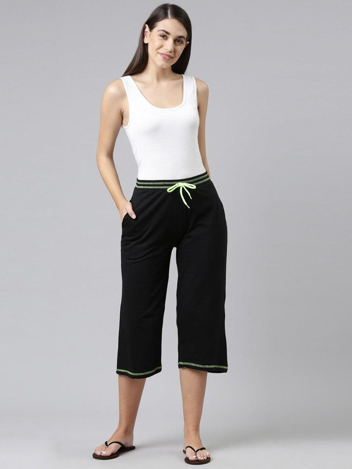 Women Pure Cotton Regular Fit Capris - Kryptic Fashions