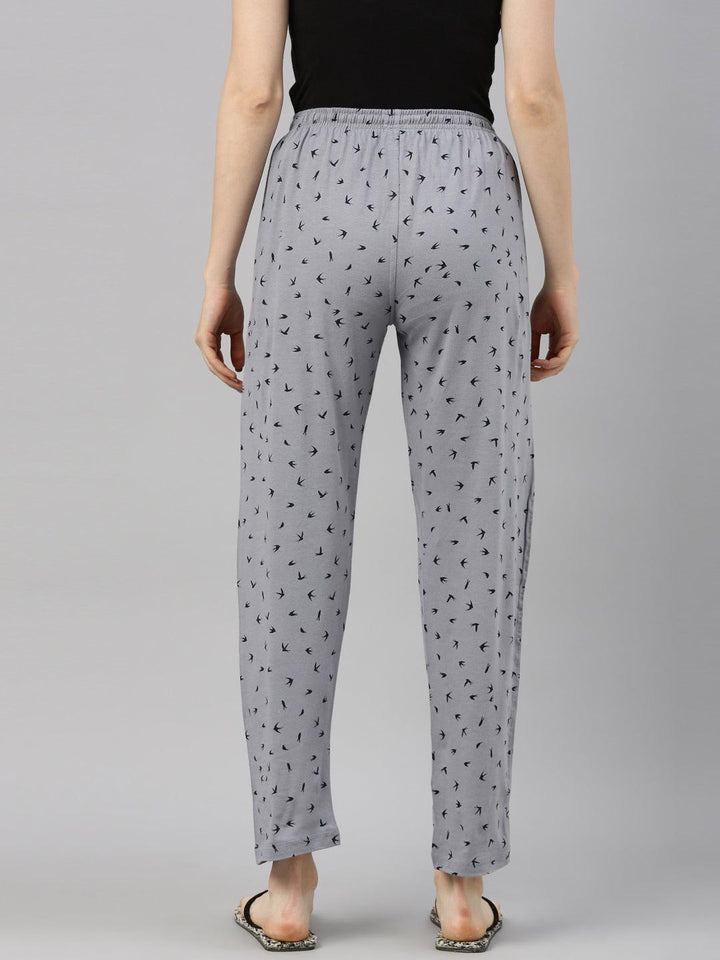 Women Pure Cotton Regular Fit Printed Pyjama Pants - Kryptic Fashions