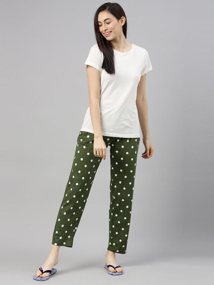 Women Pure Cotton Regular Fit Printed Pyjama Pants - Kryptic Fashions