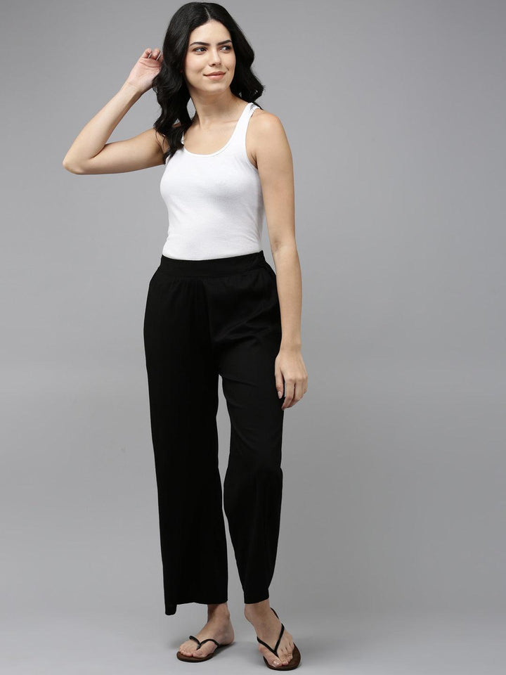 Women Pure Cotton Relaxed Fit Pyjama Pants - Kryptic Fashions