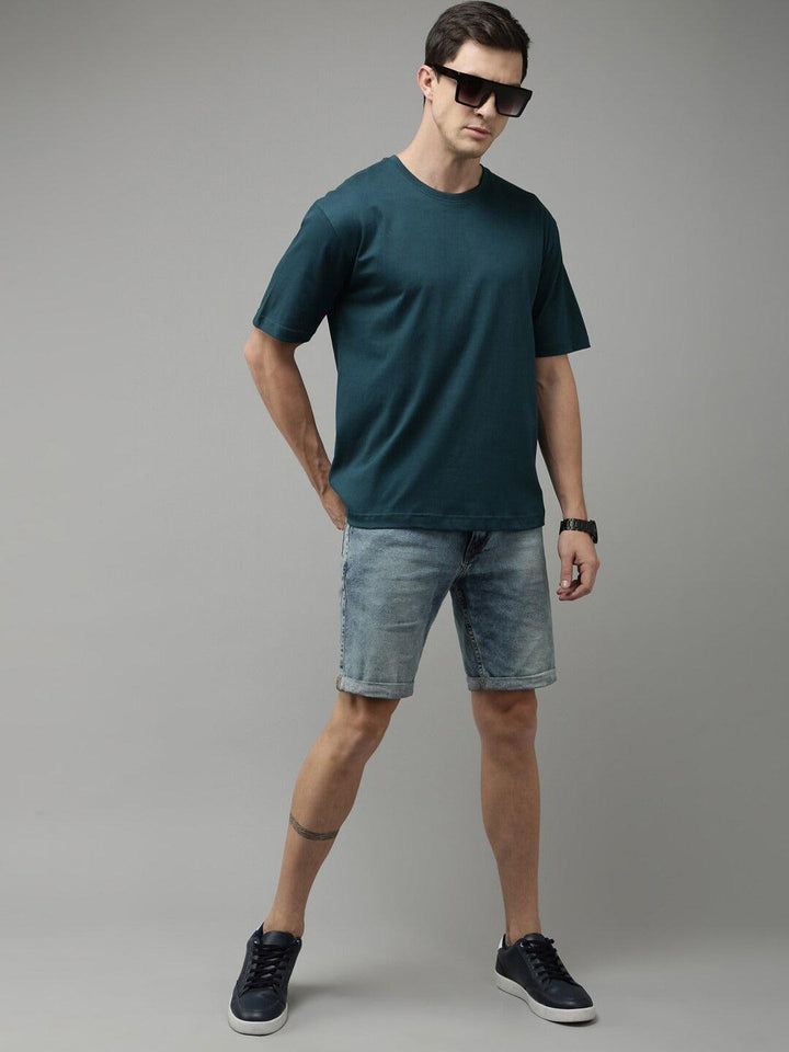 Men Printed Drop Shoulder Oversized T-Shirt - Kryptic Fashions