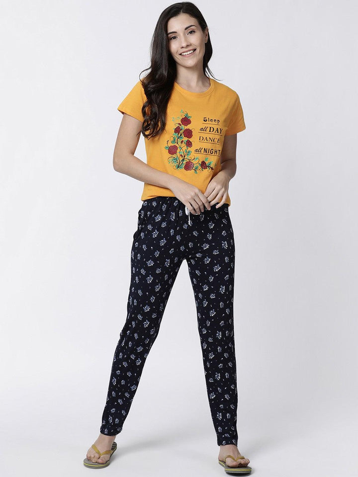 Kryptic Women Printed Lounge Pyjama Pants - Kryptic Fashions