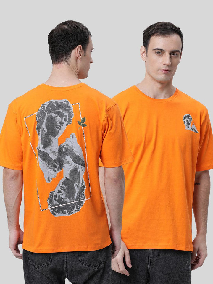 Men Printed Drop Shoulder Oversized T-shirt - Kryptic Fashions