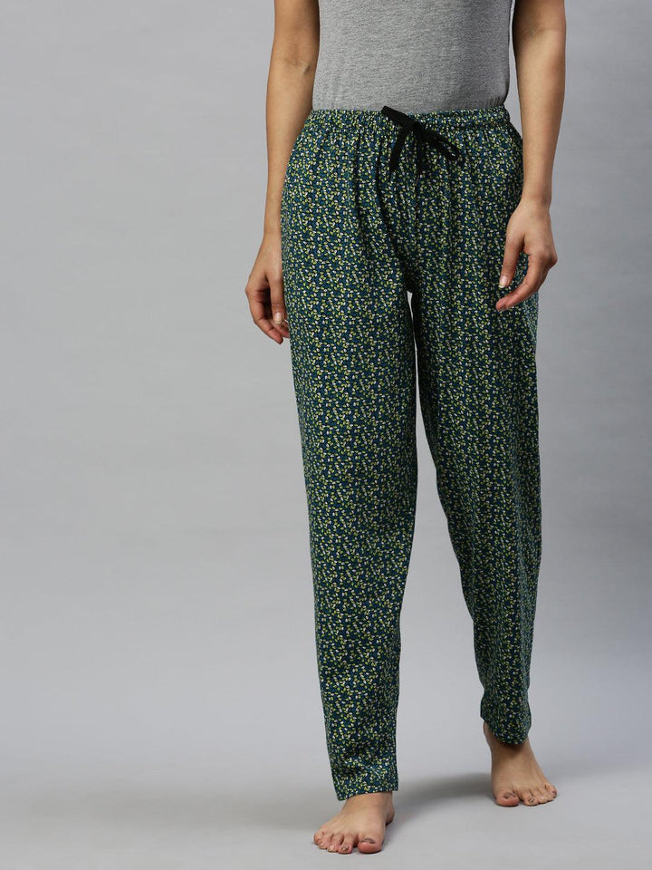 Women Pure Cotton Regular Fit Printed Pyjama Pants - Kryptic Fashions