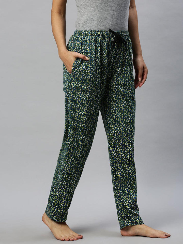 Women Pure Cotton Regular Fit Printed Pyjama Pants - Kryptic Fashions