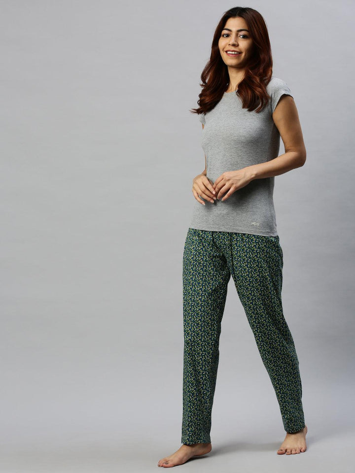 Women Pure Cotton Regular Fit Printed Pyjama Pants - Kryptic Fashions