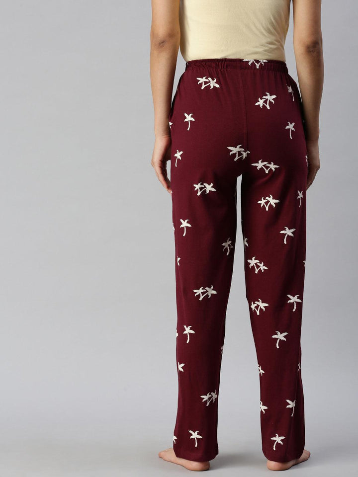 Women Pure Cotton Regular Fit Printed Pyjama Pants - Kryptic Fashions